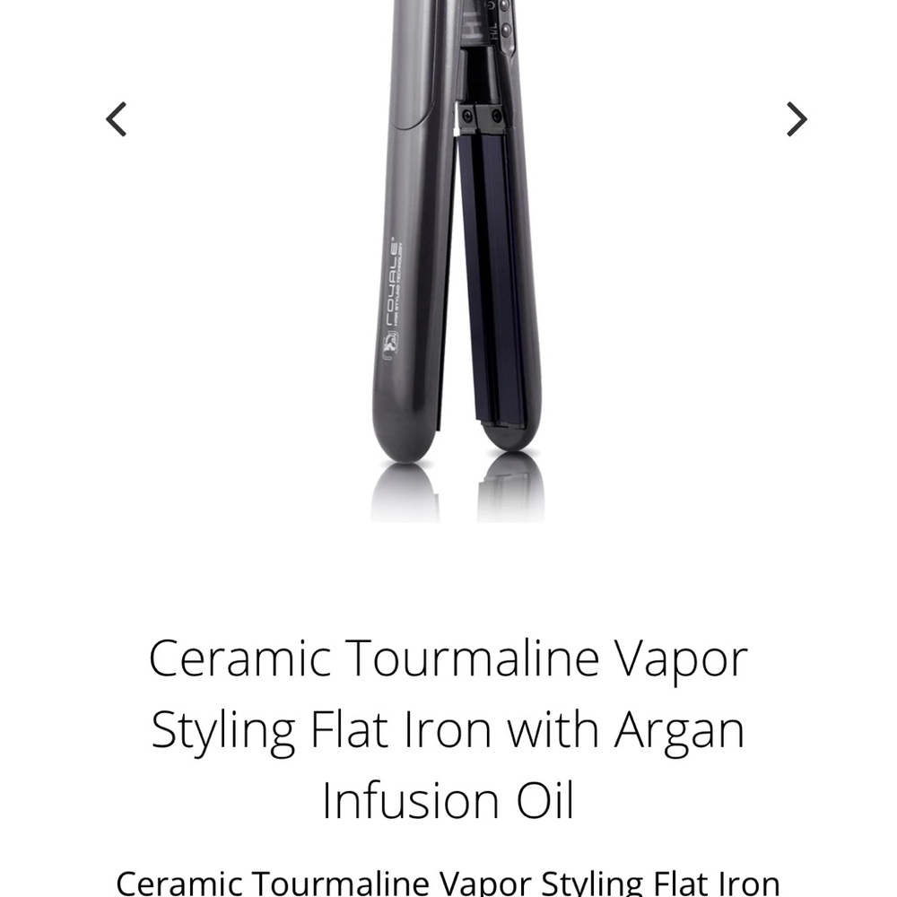 Black Ceramic Hair Straightener with Tourmaline Technology - Picture 8 of 16